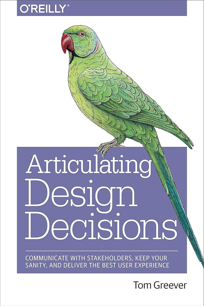 Book Cover of Articulating Design Decisions